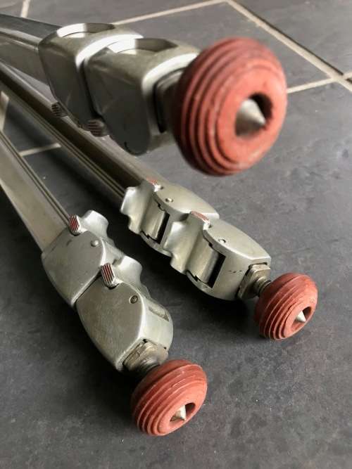 LINHOF TRIPOD ALUMINIUM WITH LINHOF HEAD, made in West Germany , collectors item, vintage
