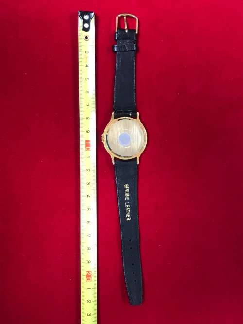 PENATECH QUARTZ, VINTAGE , JAPAN, 18 K GOLD PLATED TEXT ENGRAVED, COLLECTORS ITEM, CA. FROM 70s/80s