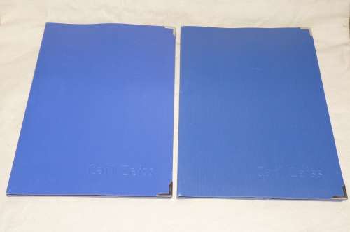 ZEISS LOT OFFICE BLUE :  2 X ZEISS WRITING FOLDER INCL. ZEISS BALL-PEN