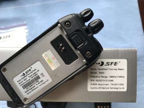 1 X Two Way Radio  - SFE S820 handheld walkie talkie, high quality professional long range