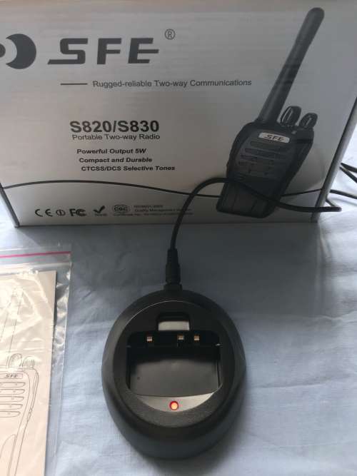 1 X Two Way Radio  - SFE S820 handheld walkie talkie, high quality professional long range