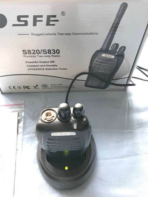 1 X Two Way Radio  - SFE S820 handheld walkie talkie, high quality professional long range