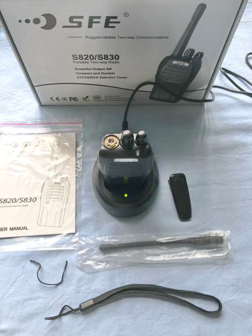 1 X Two Way Radio  - SFE S820 handheld walkie talkie, high quality professional long range