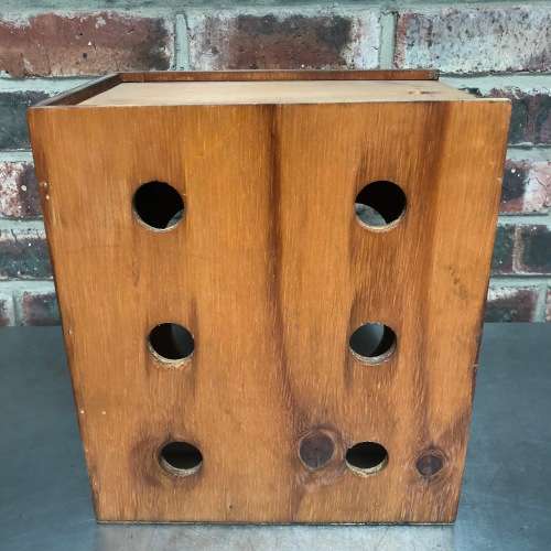 Nederburg wooden wine rack vintage