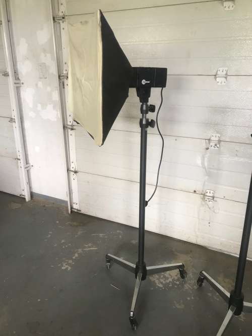 Studio Flashlight Set  on Hensel Studio Tripods with rolls