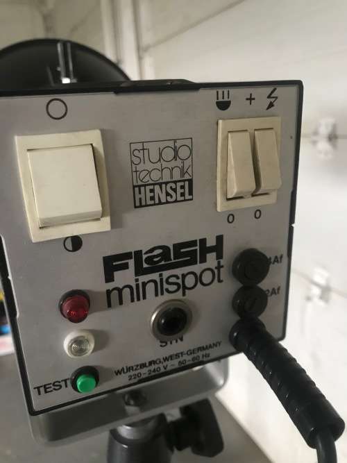 Studio Flashlight Set  on Hensel Studio Tripods with rolls