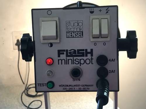 Studio Flashlight Set  on Hensel Studio Tripods with rolls