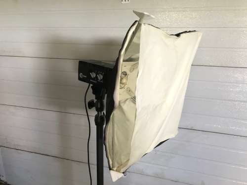 Studio Flashlight Set  on Hensel Studio Tripods with rolls
