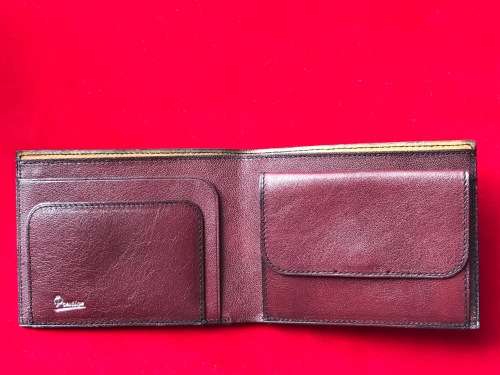 Prestige Leather Purse new vintage bordeaux