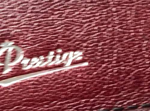 Prestige Leather Purse new vintage bordeaux