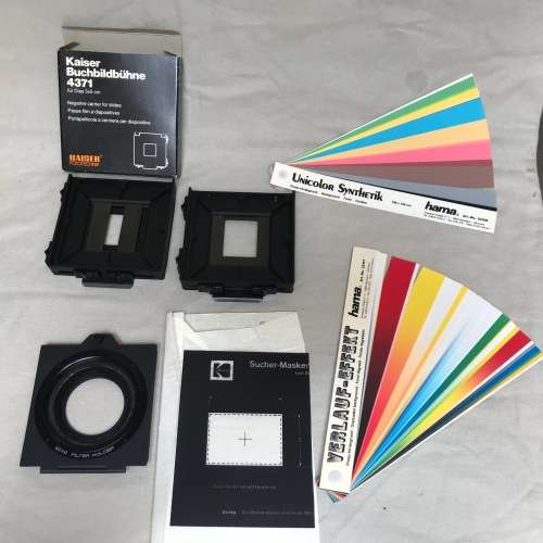 KAISER 4371 negative carrier for slides ajustable 4x4,6x6,35mm 2x