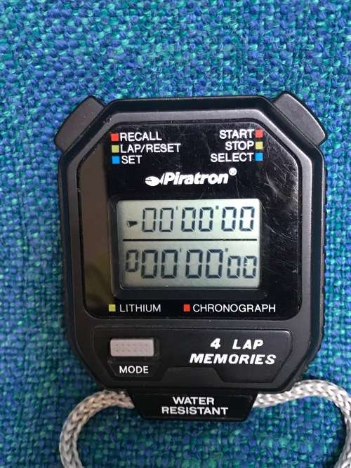 Vintage Piratron stop watch with new battery , collectors item
