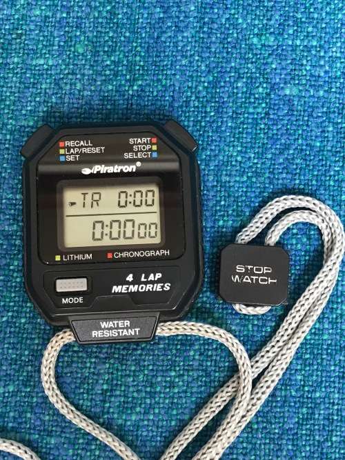 Vintage Piratron stop watch with new battery , collectors item