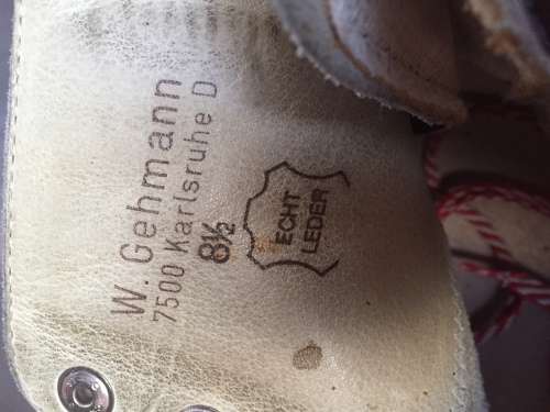 W. Gehmann Shooting Shoes Size 8.1/2 REAL LEATHER from Germany