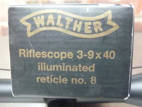 Walther Riflescope 3-9x40incl. Box and caps