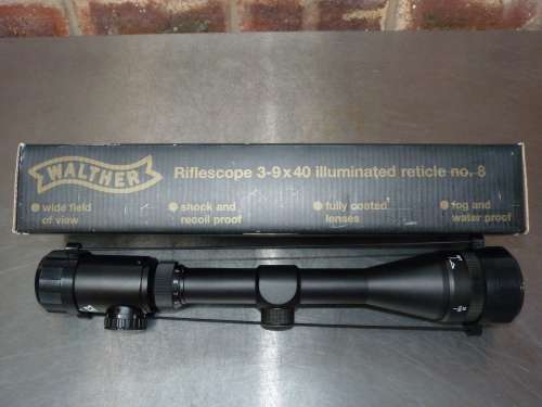 Walther Riflescope 3-9x40incl. Box and caps
