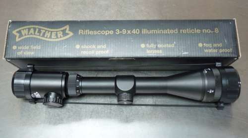 Walther Riflescope 3-9x40incl. Box and caps