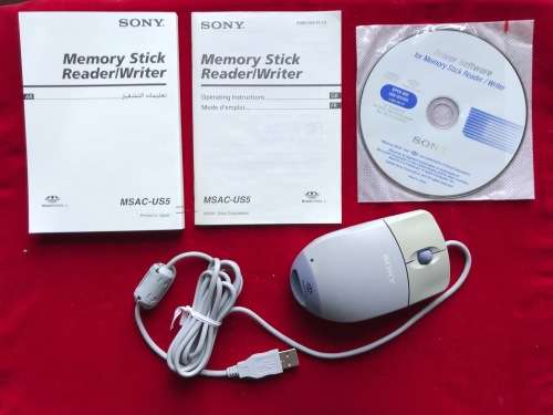 SONY MEMORY STICK READER AND MOUSE MSAC-US5