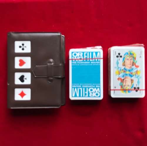 ORWO Film Playing card set - vintage