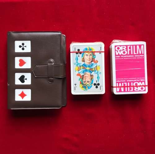 ORWO Film Playing card set - vintage
