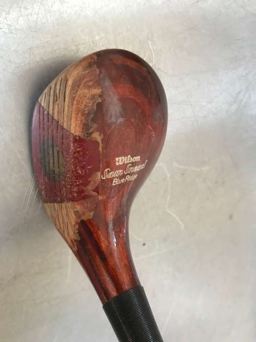 Wilson Sam Snead Blue Ridge Golf Clubs Wood Set 4325 1+3+5 Club,vintage CLIMA / GUARD STRATA-BLOC