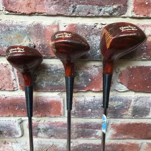 Wilson Sam Snead Blue Ridge Golf Clubs Wood Set 4325 1+3+5 Club,vintage CLIMA / GUARD STRATA-BLOC