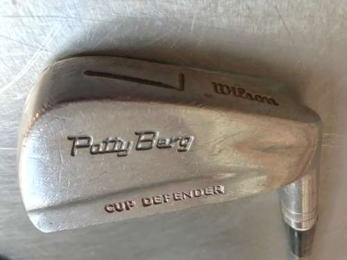 Wilson Clubs 3 + 7 + pitching wedge, Patty Berg, Cup Defender, vintage, collectors item