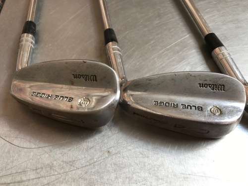 Wilson Blue Ridge Golf Clubs 4,5,6,8,9,pitching wedge ,sam snead , vintage, collectors item