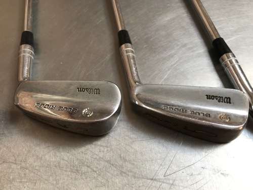 Wilson Blue Ridge Golf Clubs 4,5,6,8,9,pitching wedge ,sam snead , vintage, collectors item