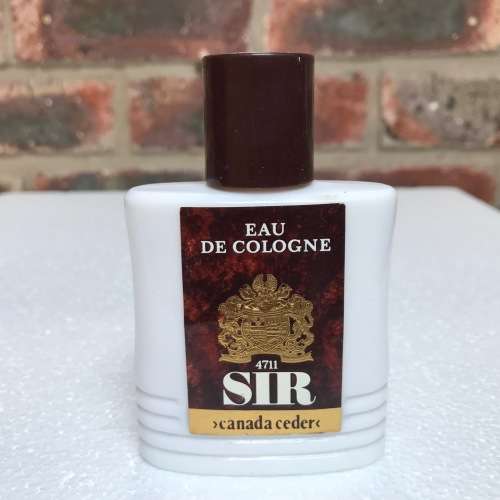 4711 SIR Eau de Cologne canada ceder , vintage, collectors item