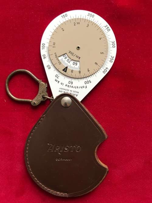 Aristo Germany Nr. 670 , Made in Germany, Fahrstrecke in km, vintage,very rare, collectors item