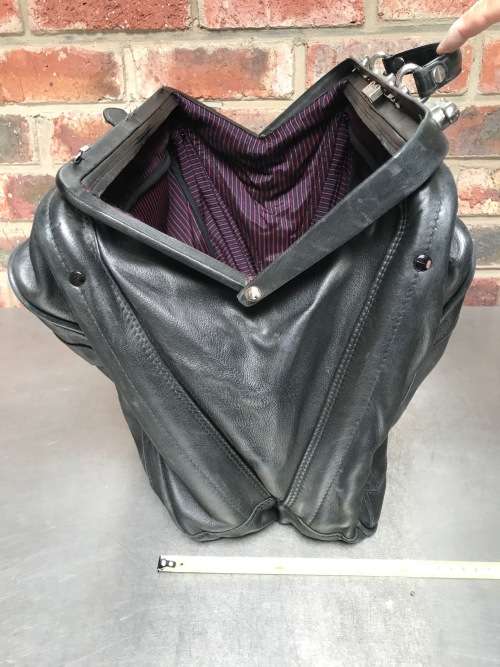 Seeger Doctor Bag , travel bag,vintage, 70s, in good condition, made in Germany