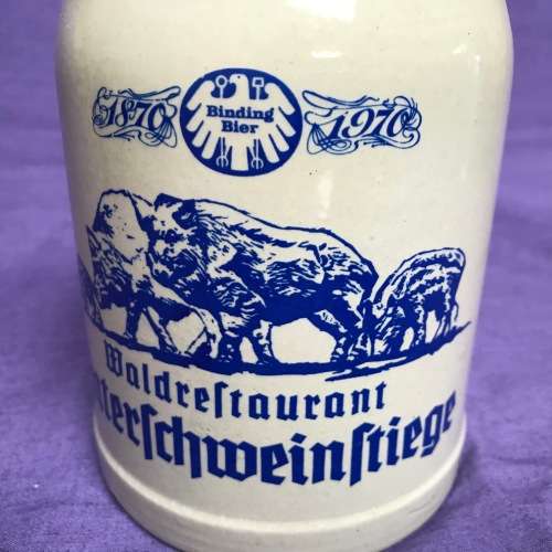 Vintage Beer Mug Binding Bier 1870-1970, Made in Germany,