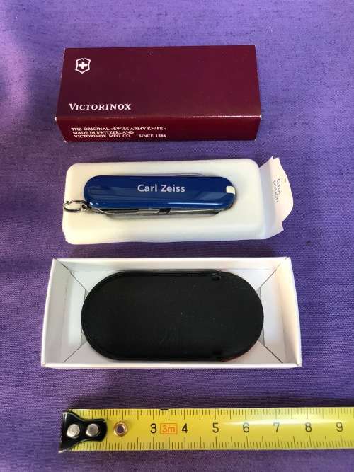 Victorinox knife carl zeiss collectors item, new