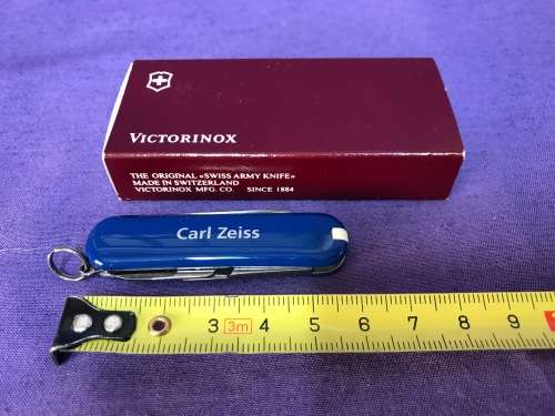 Victorinox knife carl zeiss collectors item, new