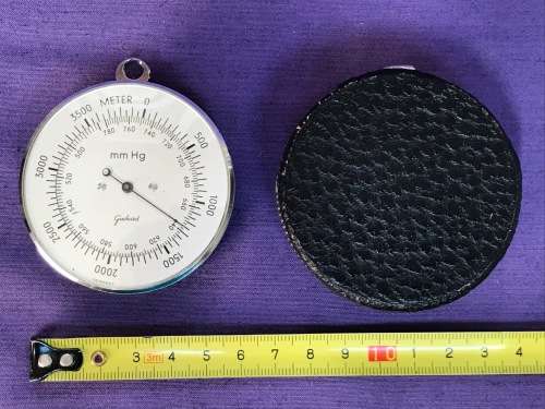 Gischard germany altimeter in pouch, vintage, collectors item