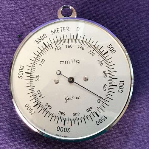 Gischard germany altimeter in pouch, vintage, collectors item