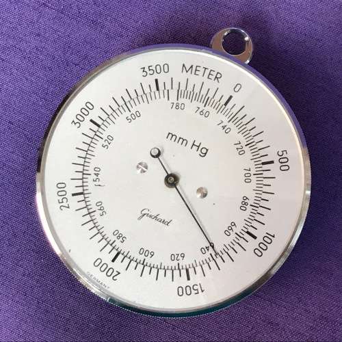 Gischard germany altimeter in pouch, vintage, collectors item