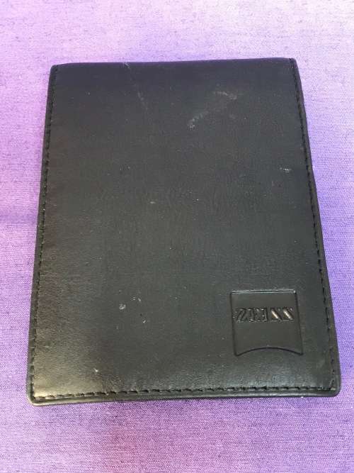Zeiss Leather writing block with pen