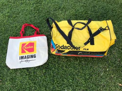 2 Kodak Bags (Kodacolor Film Gold 100 Sportsbag) + Kodak Olympic Games,OFFER IS VALID UNTIL 15.06.25