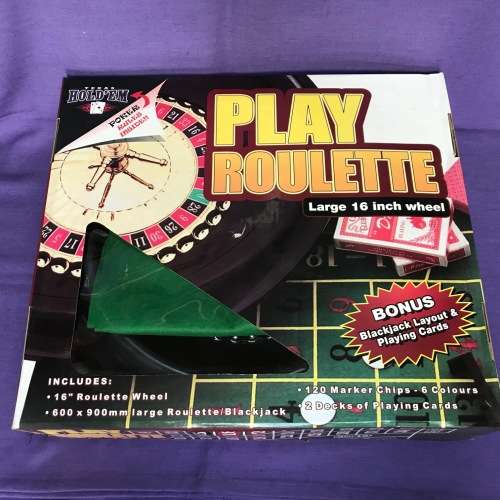 PLAY ROULETTE SET 16 INCH 40CM, Plastic Wheel