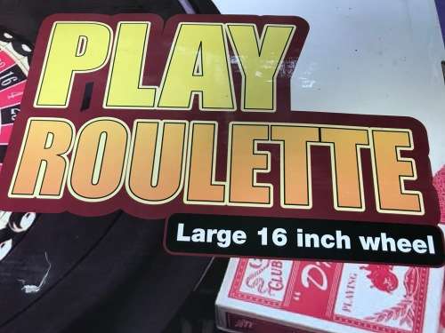 PLAY ROULETTE SET 16 INCH 40CM, Plastic Wheel