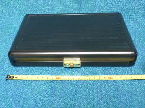 A5 Black Presentation Display Book Aluminium College Conference Folder Portfolio Case Aluminium Box