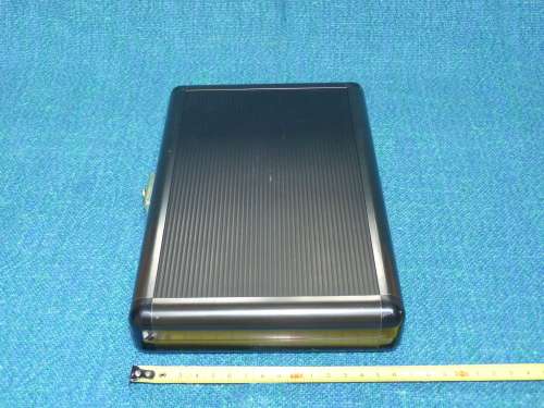 A5 Black Presentation Display Book Aluminium College Conference Folder Portfolio Case Aluminium Box