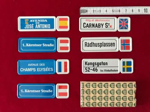 BP Nummi Serie 2 Road Signs from approx. 60s