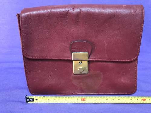 Canon leather hand case / purse , vintage, collectors item