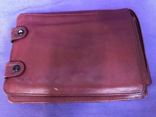 Canon leather hand case / purse , vintage, collectors item