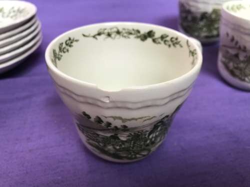 English Countryside Royal Art Pottery Staffordshire Tea -Set, Coffee-Set