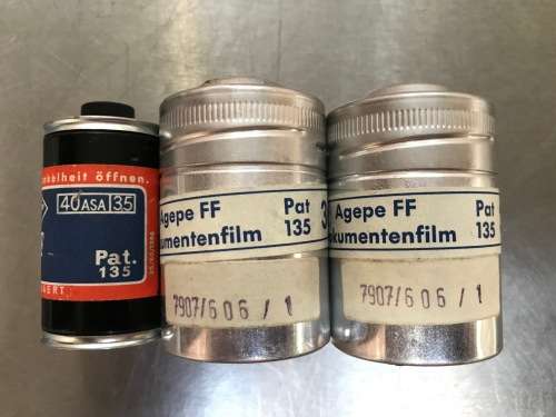 Photo Film Lot vintage , collectors item, agfa,kodak,ilford,(10 film rolls in total)