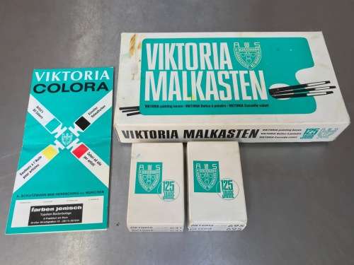 Viktoria Malkasten oilpaint set - VINTAGE COLLECTORS ITEM